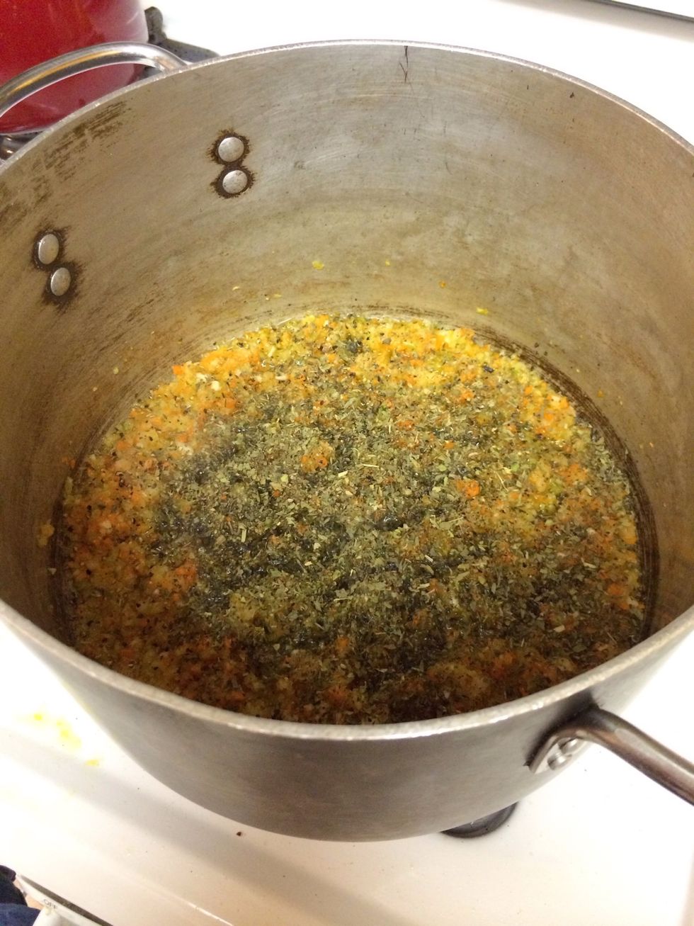 Let it simmer for a bit and absorb