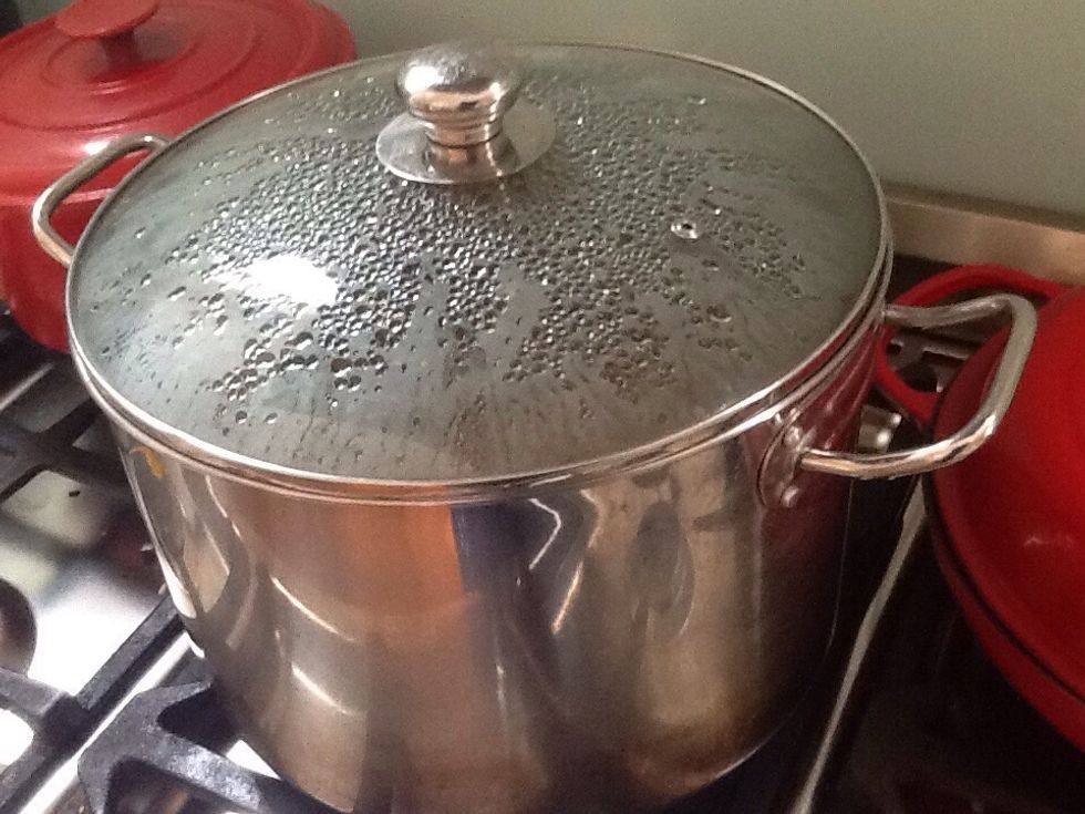 Let it simmer for fifteen minutes and stirring frequently