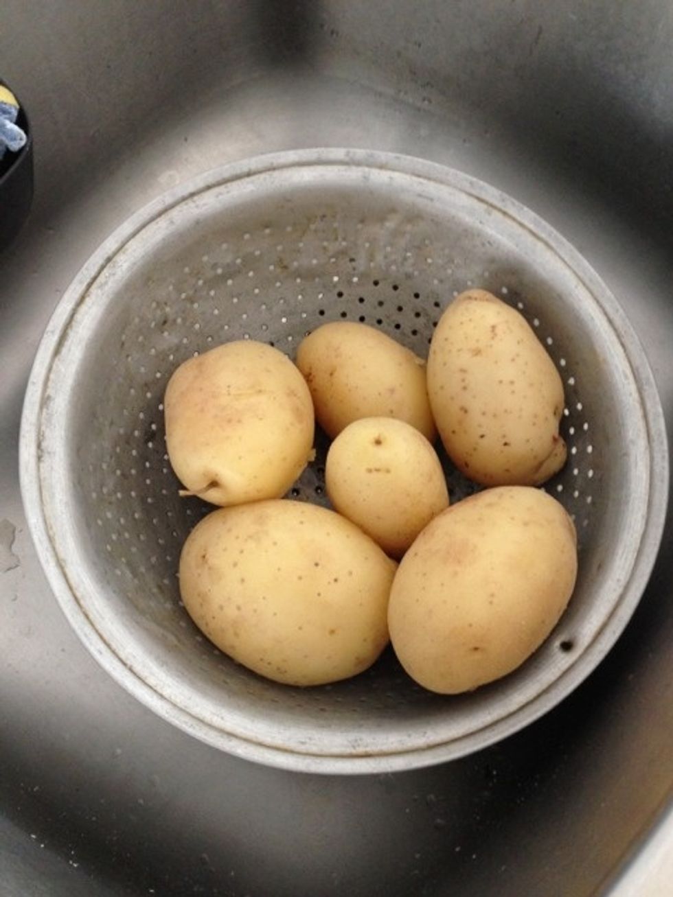 Let it sit for three whistles and then move the pressure cooker off the flame. Make sure to release all of the steam before opening.