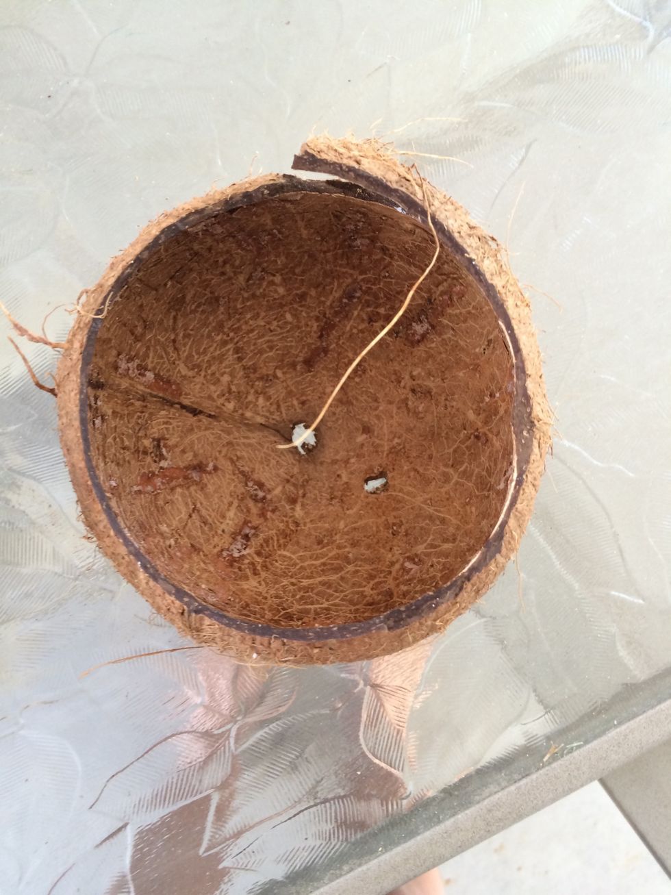 Let it sit in the sun and dry it should look like this