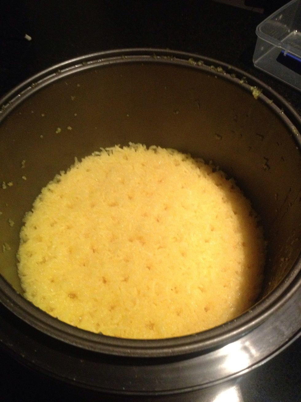 Let it steam for 5-7 mins