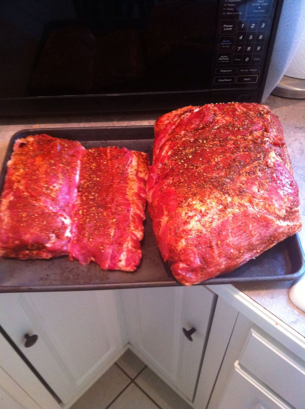 Let meat come to room temp before cooking. This will help cook even and prevent condensation from forming on the meat while cooking