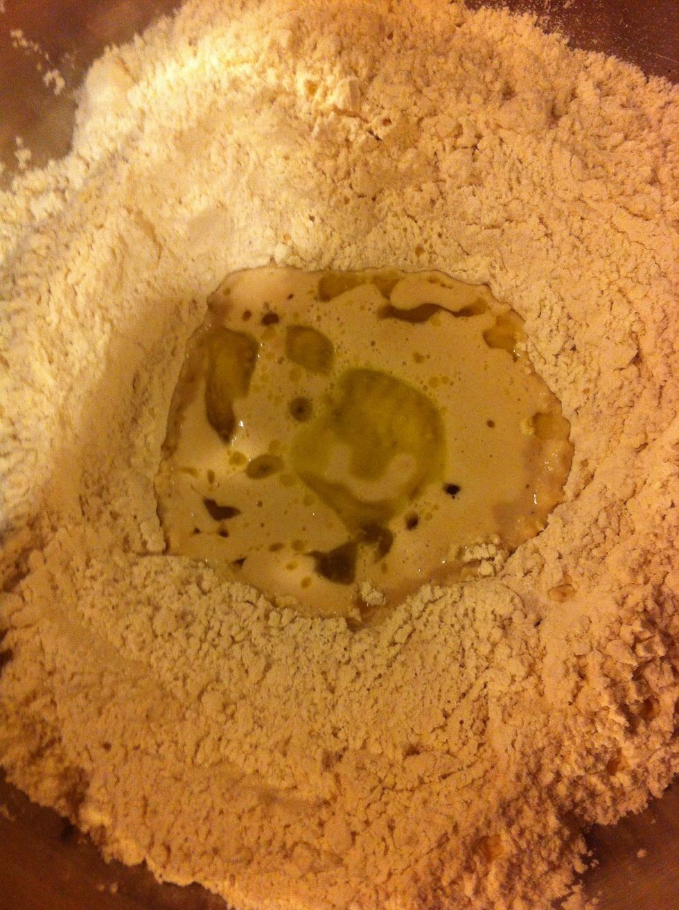 Let mixture sit for 8-10 min.