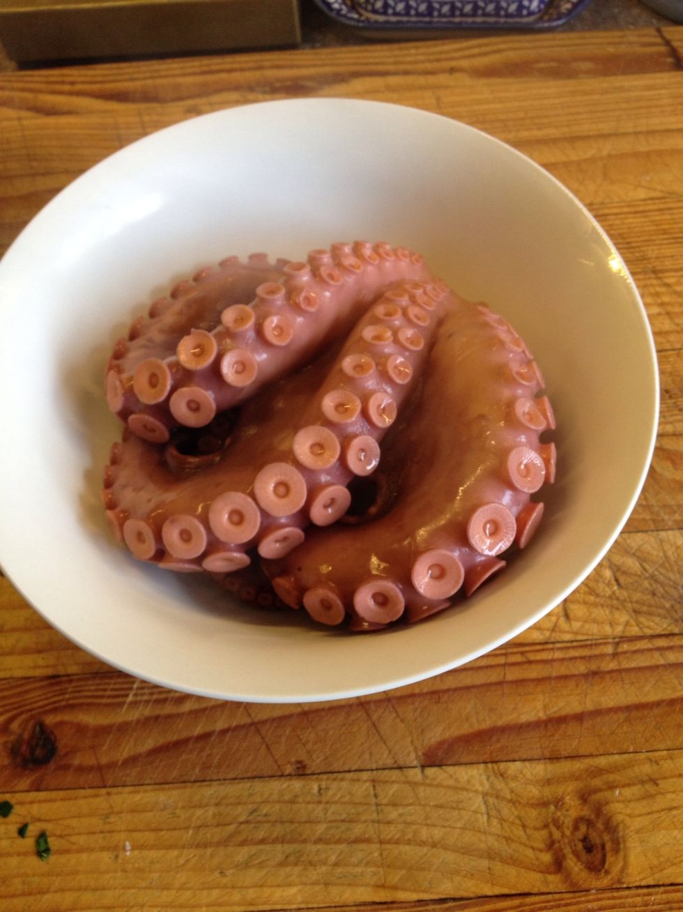 Let octopus cool a little