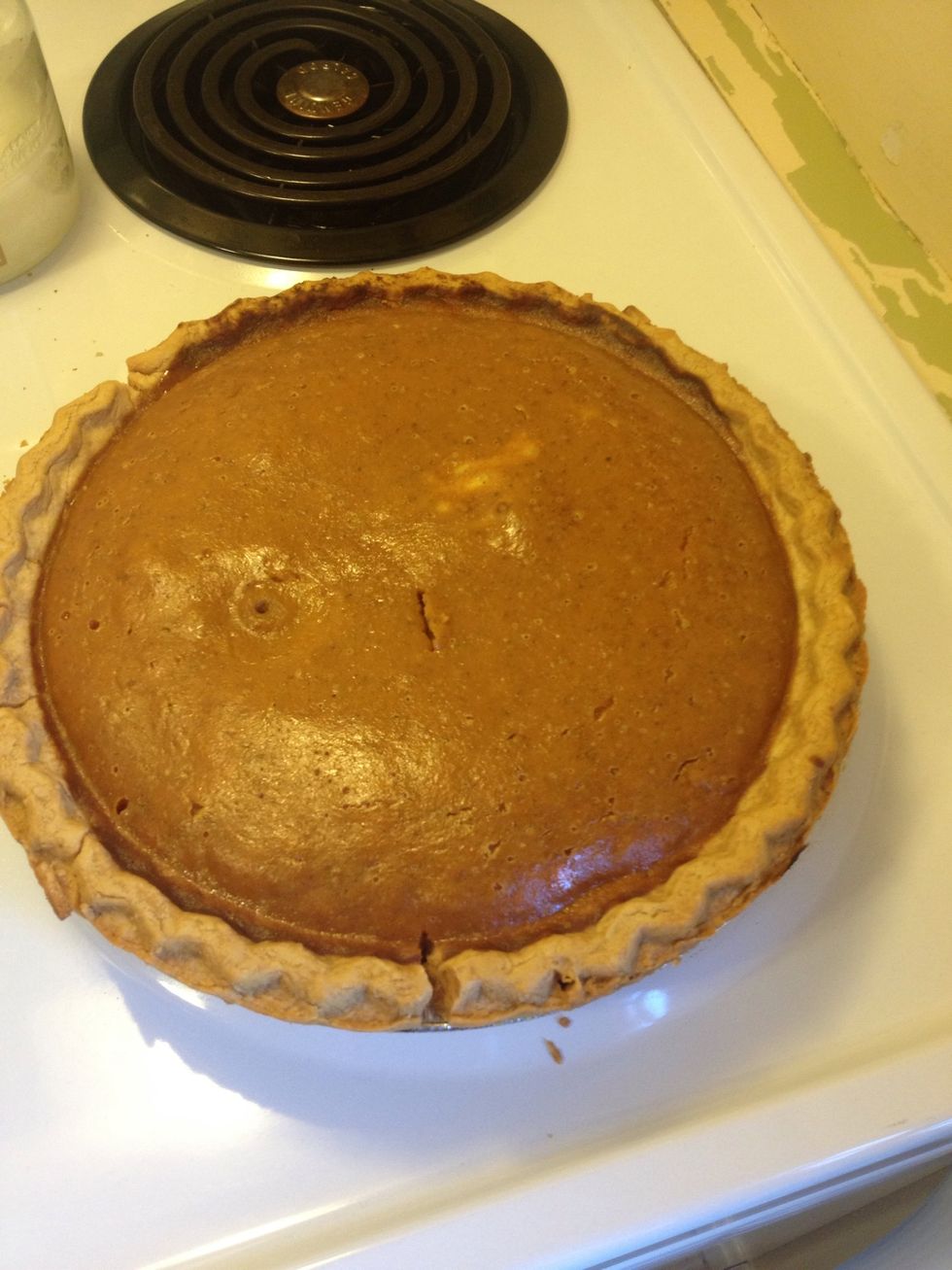 Let pie cool before eating