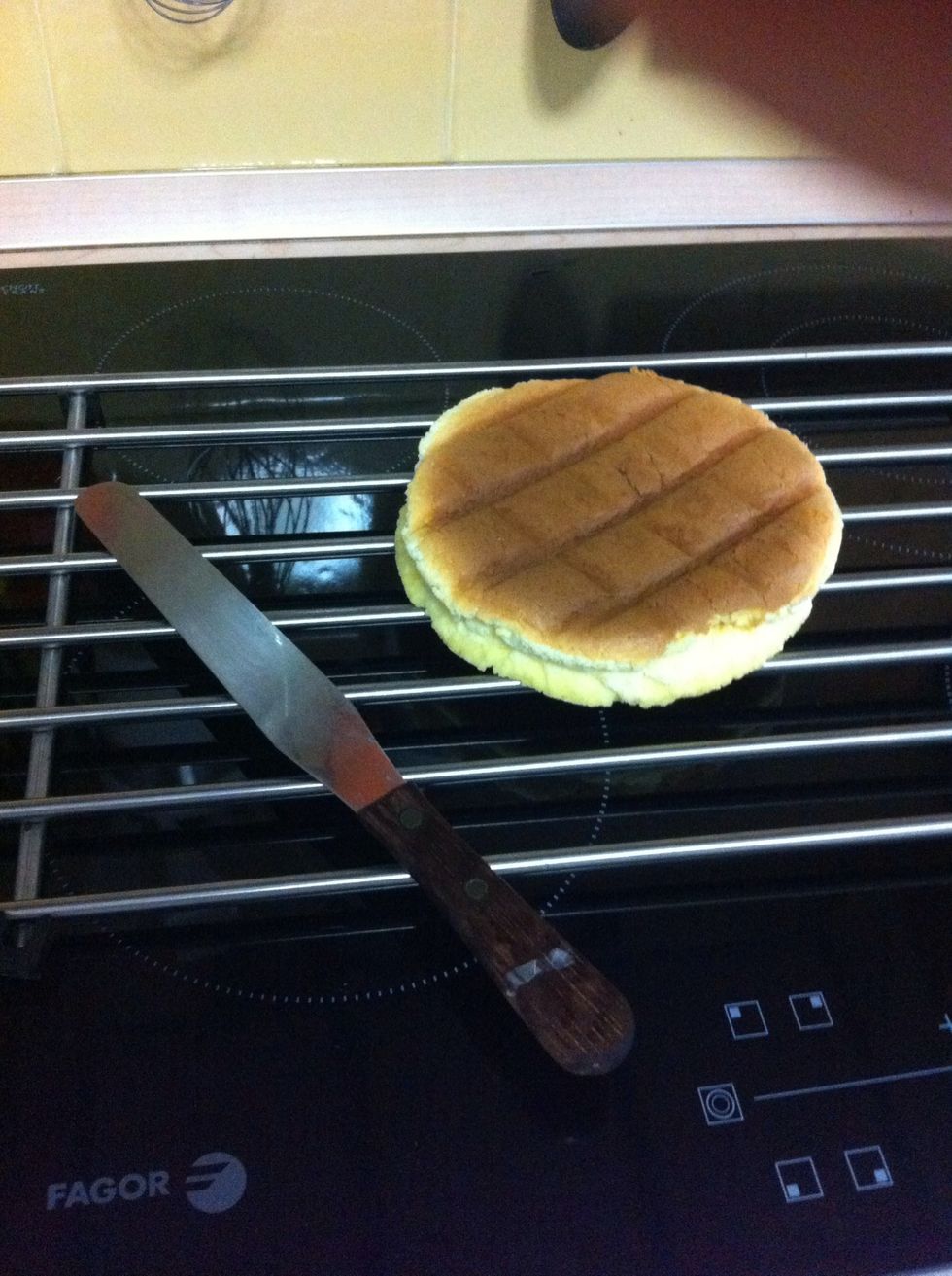 Let rhe cake cool ,store in refrigerater