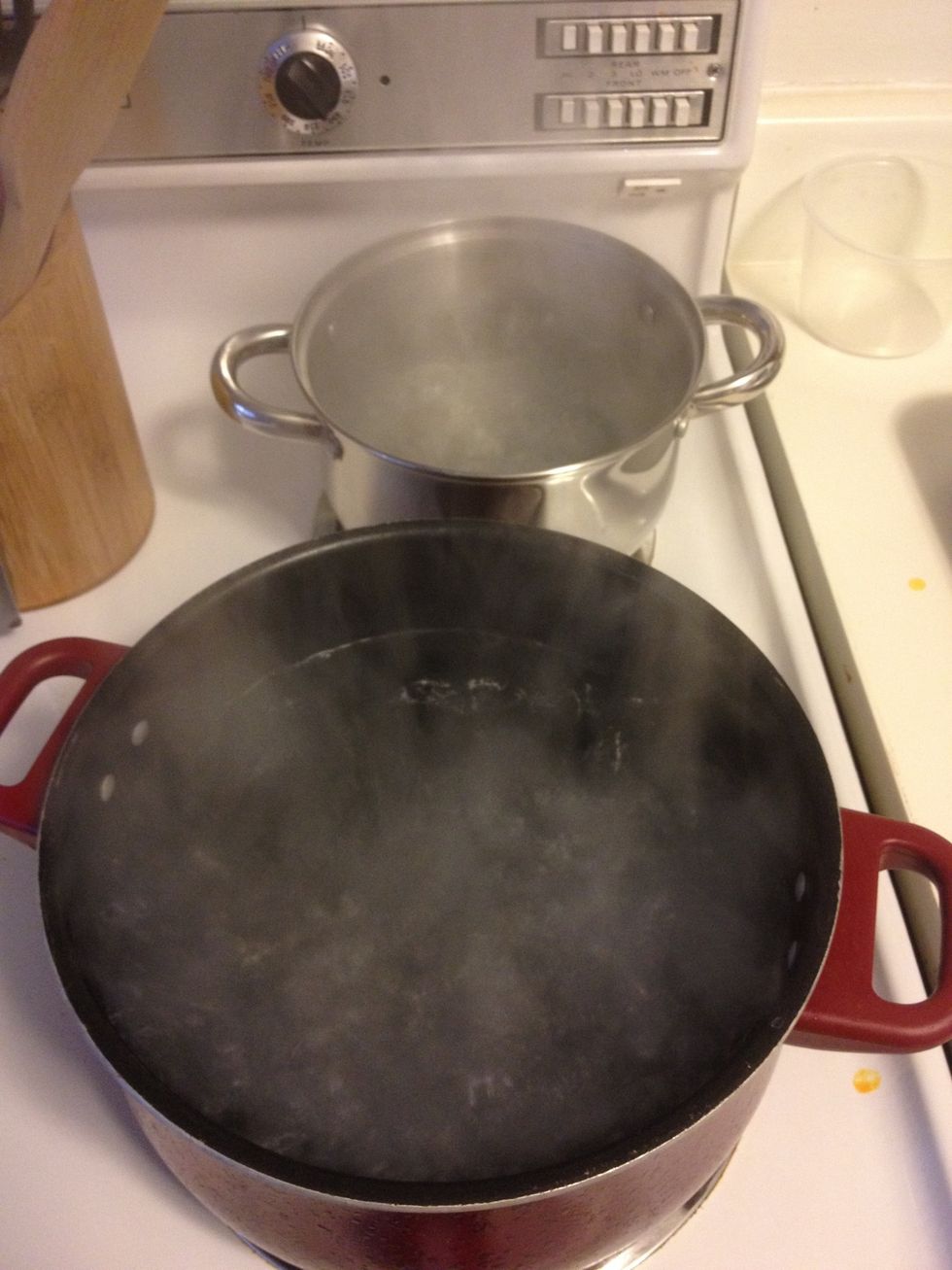 Let's Begin by boiling some water