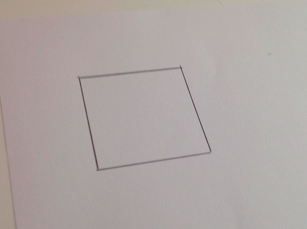 Let's do the square First draw a square as big as you like