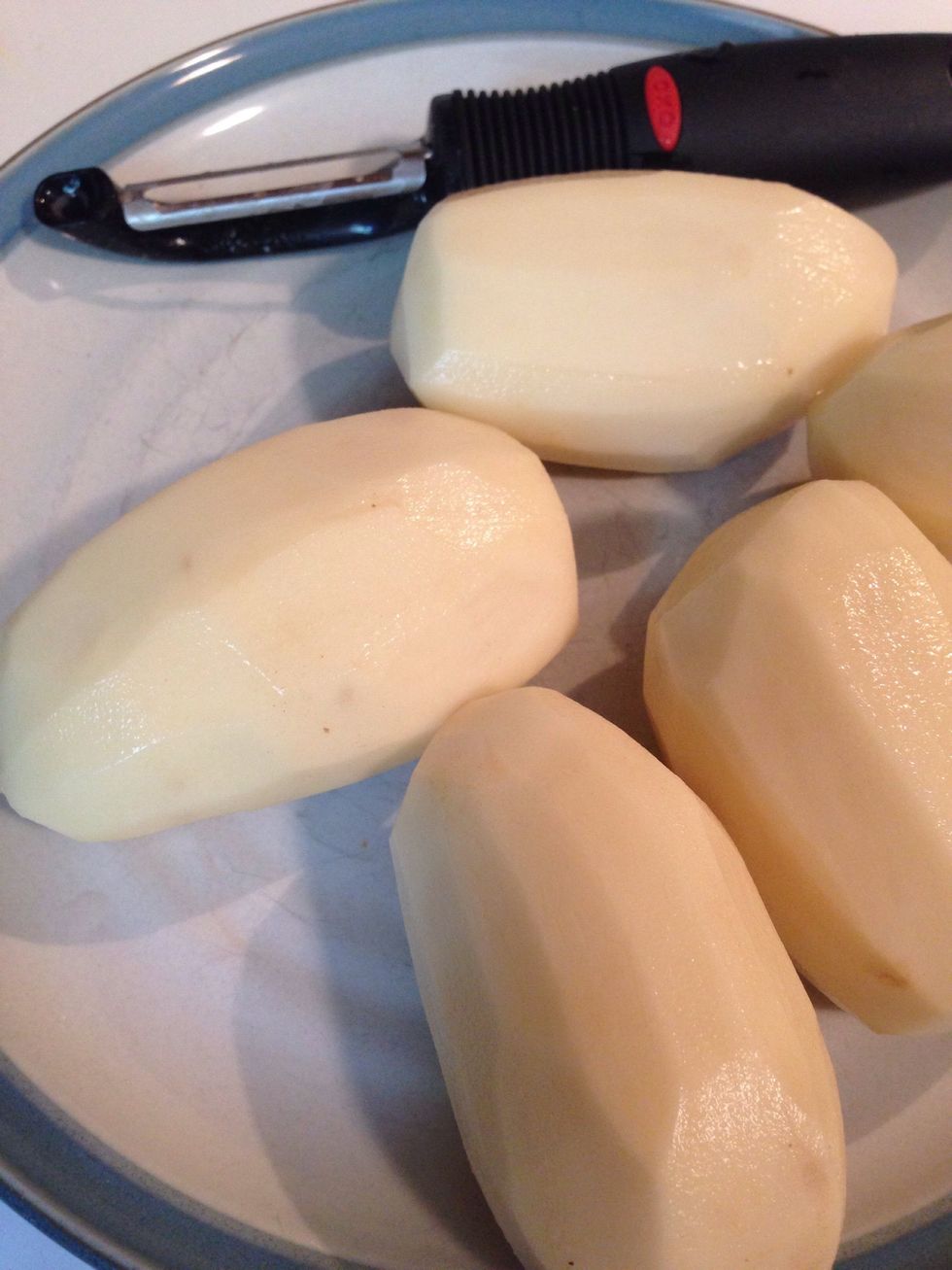 Let's jump on in... Get those potatoes peeled