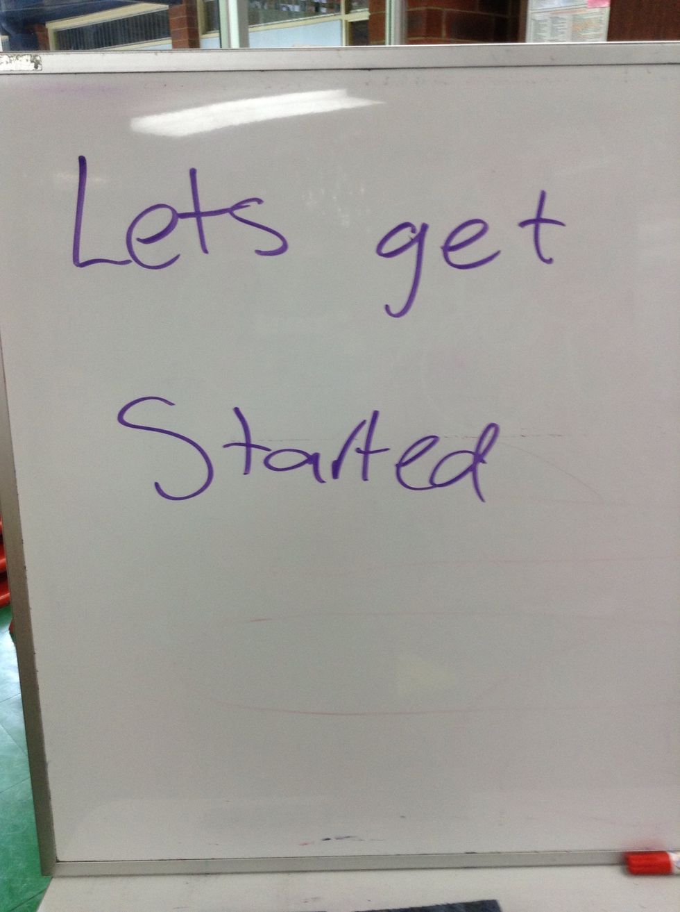 Let's start drawing s flower.