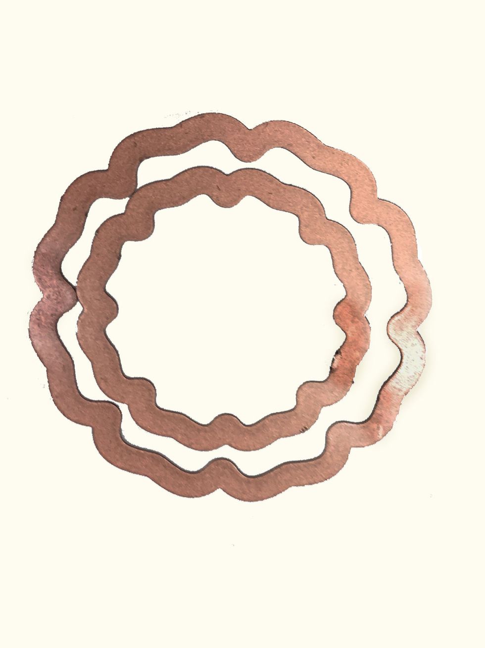 Let's start with making a shaker using a set of nested dies such as these Spellbinders Blossoms 3. You need two matching dies from a graduated set such as these.