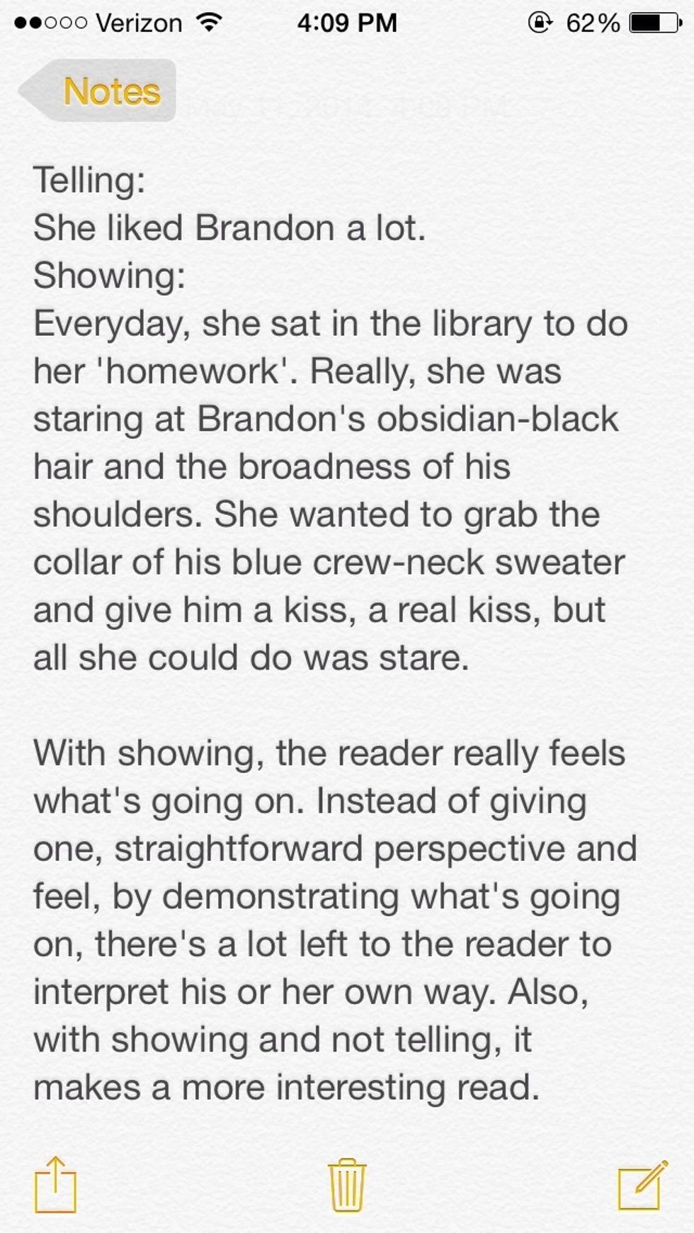 Let's start with showing, not telling^^^ (oh, and tap on the photo please \u263a\ufe0f)