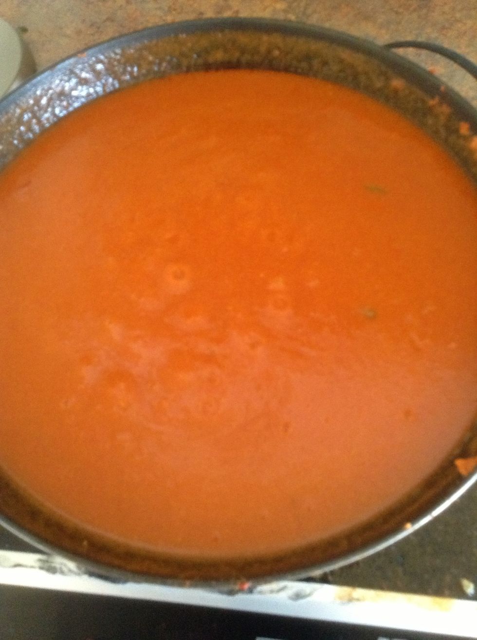 Let sauce simmer for 8 minutes. This will let the sauce thicken