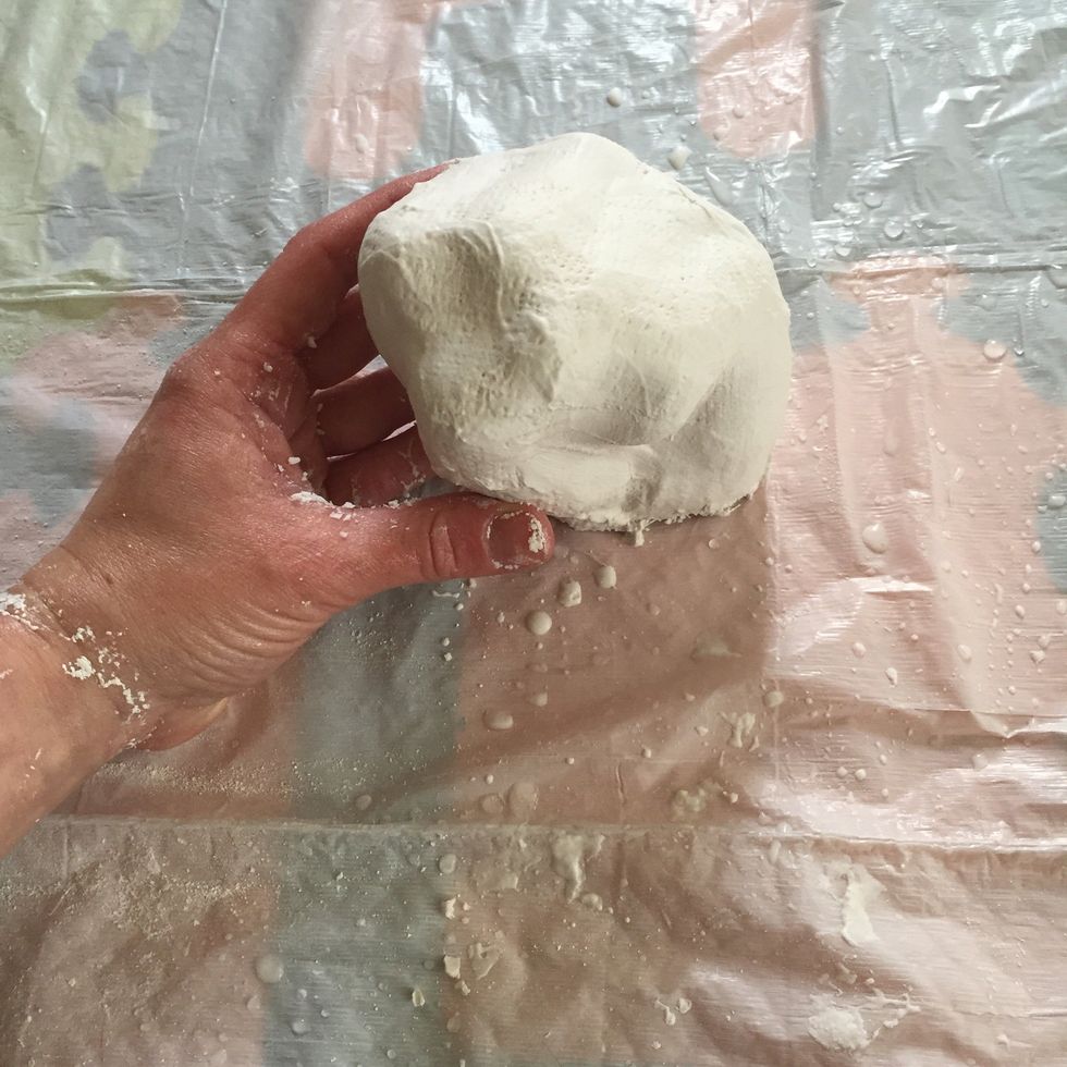 Let sculpture dry completely overnight