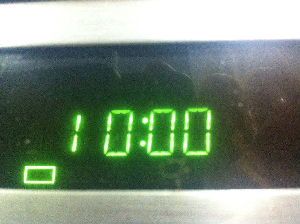 Let simmer for 10:00 minutes....