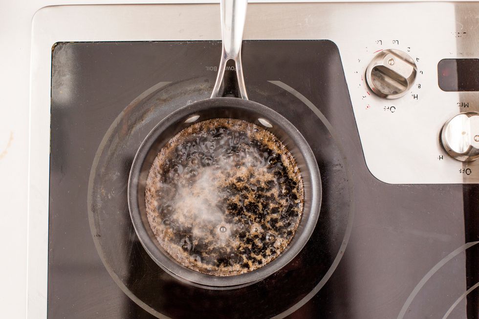 Let simmer for about eight minutes.