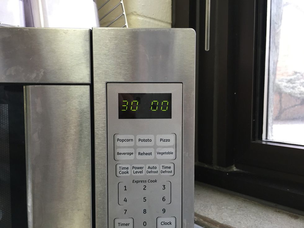 Let sit for 30 minutes.