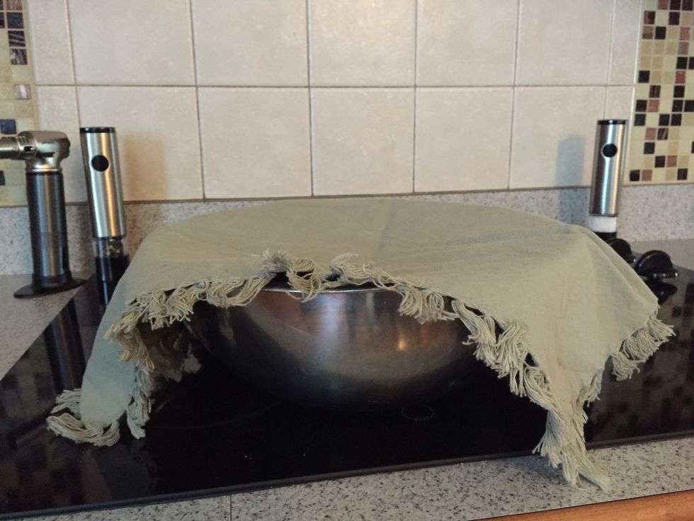 Let stand covered for 30 mins at room temperature.