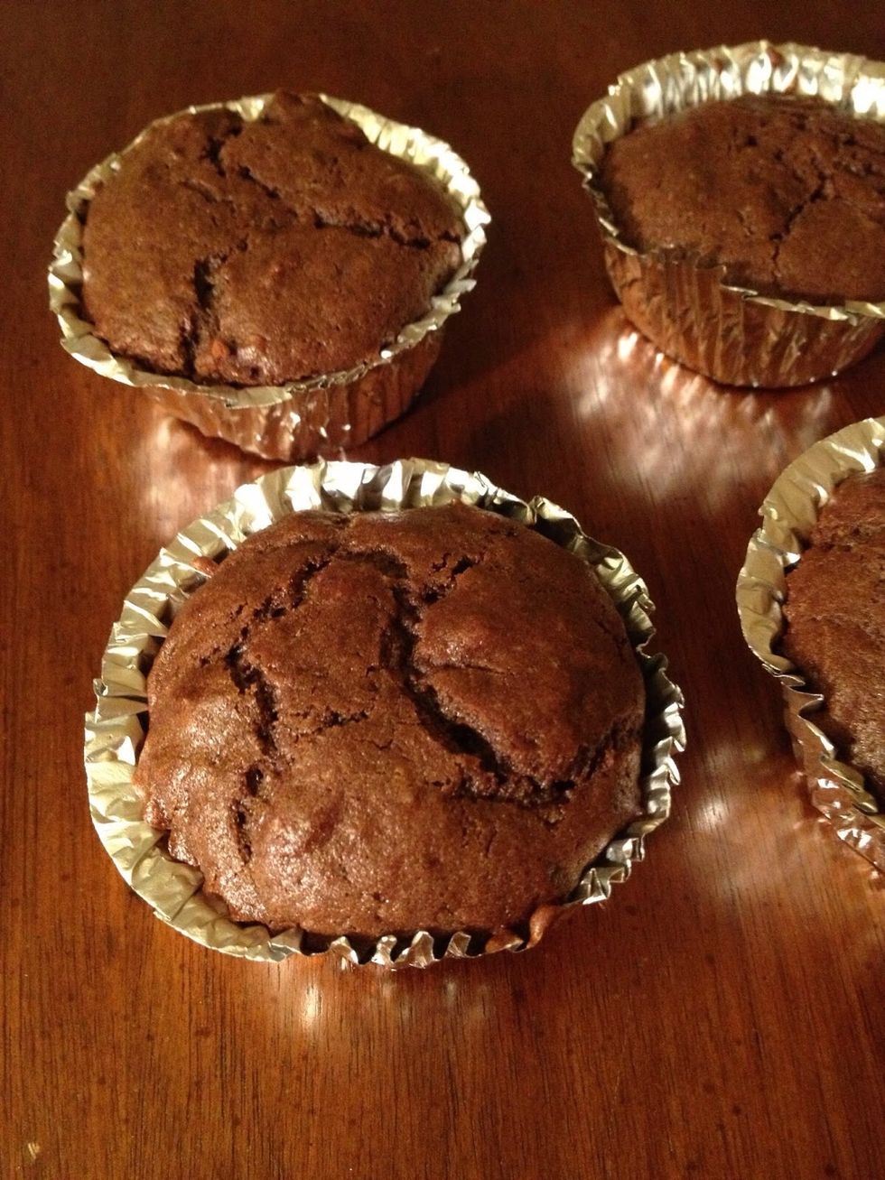 Let the cupcakes cool while you make the frosting.