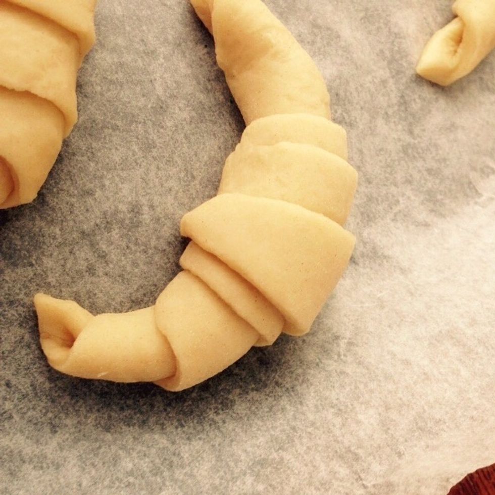 Let the dough prove for 30min before baking