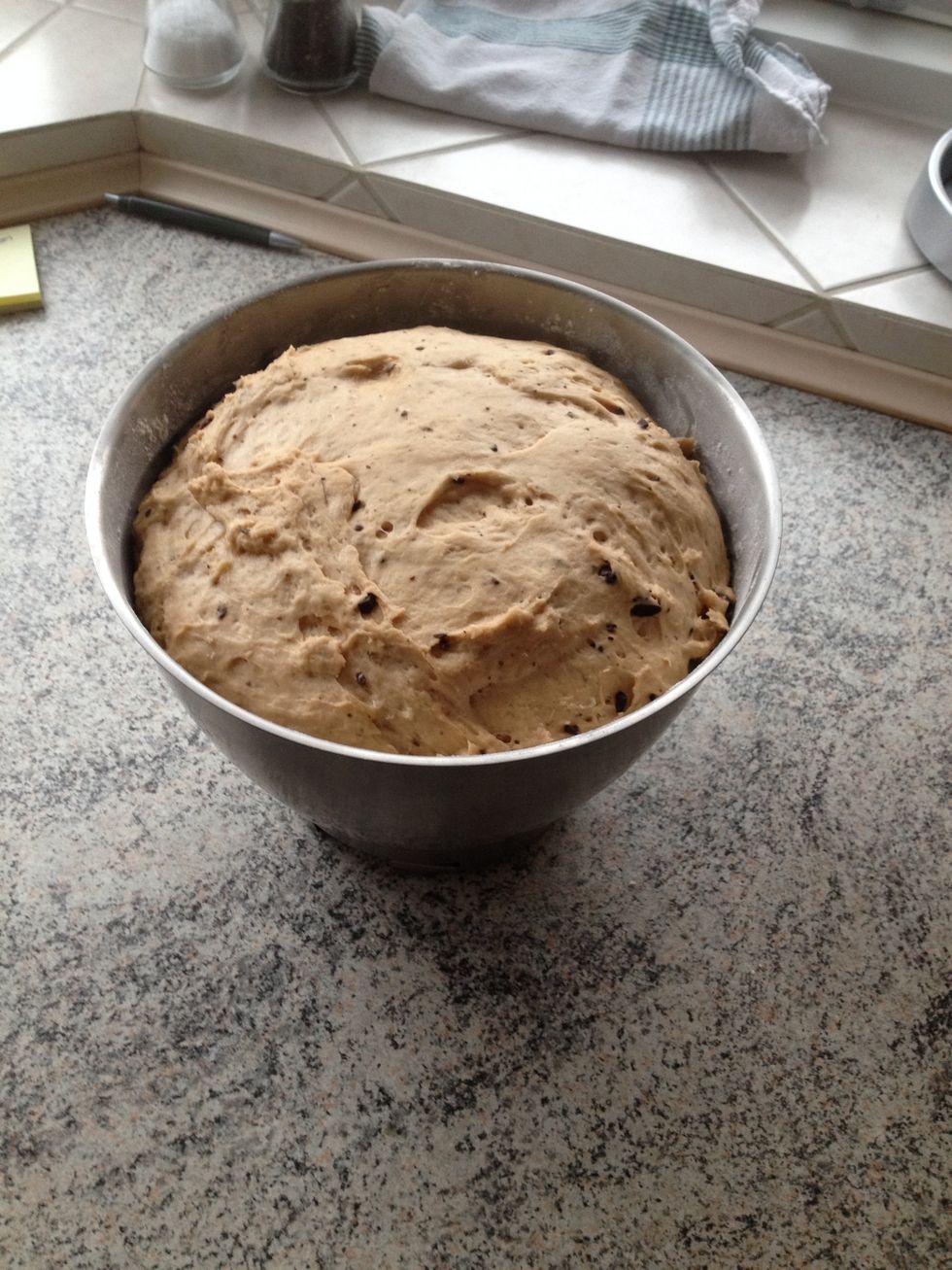 Let the dough rise for approx. double size