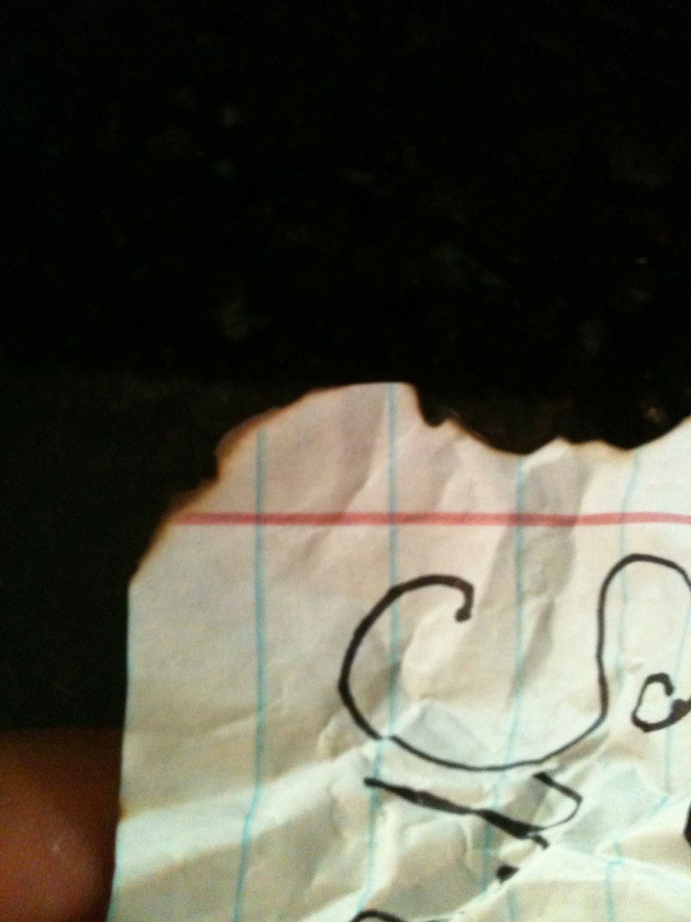 Let the fire burn the the edges away. It makes it have a old, vintage look.