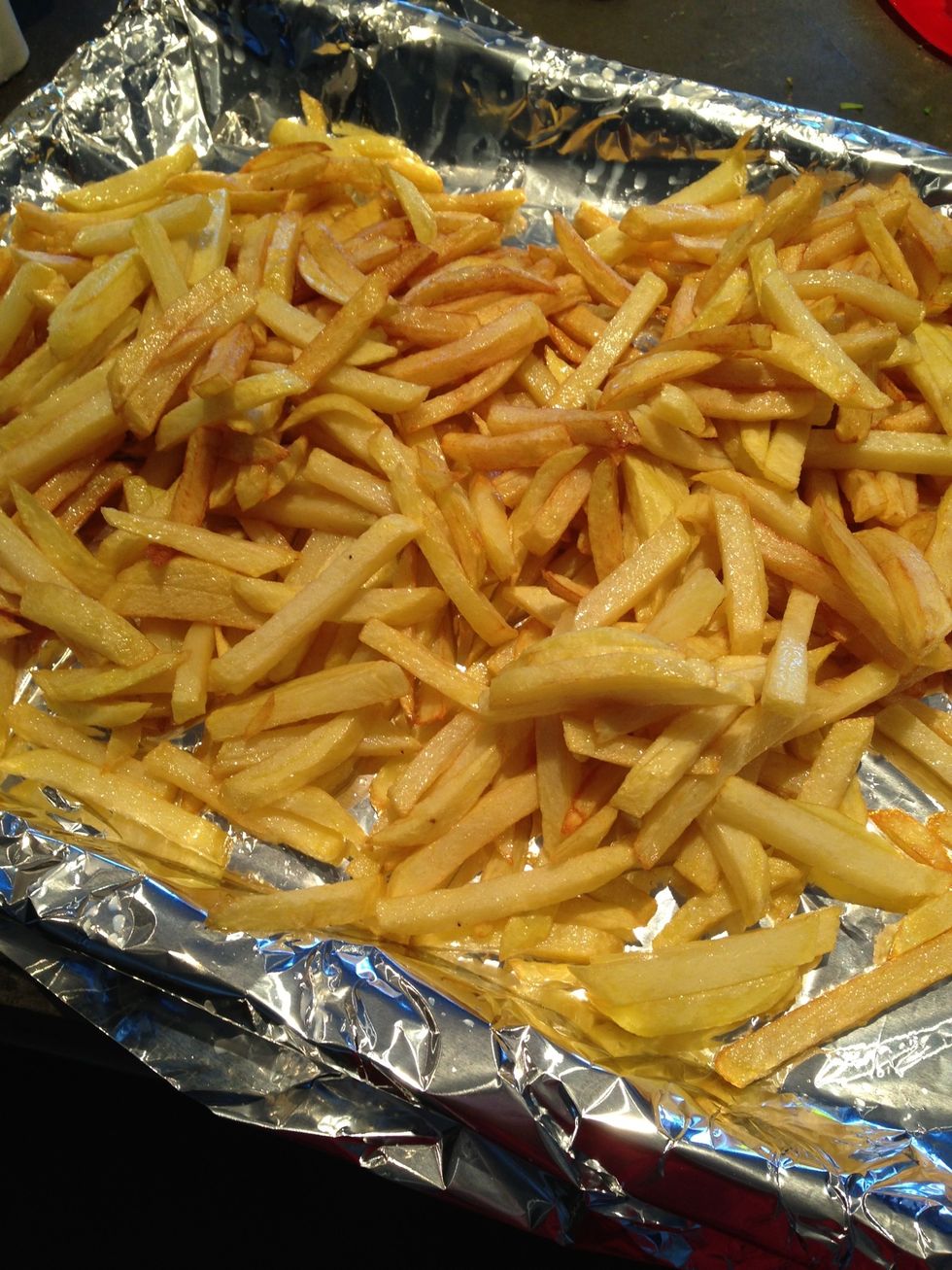 Let the fries get cold.