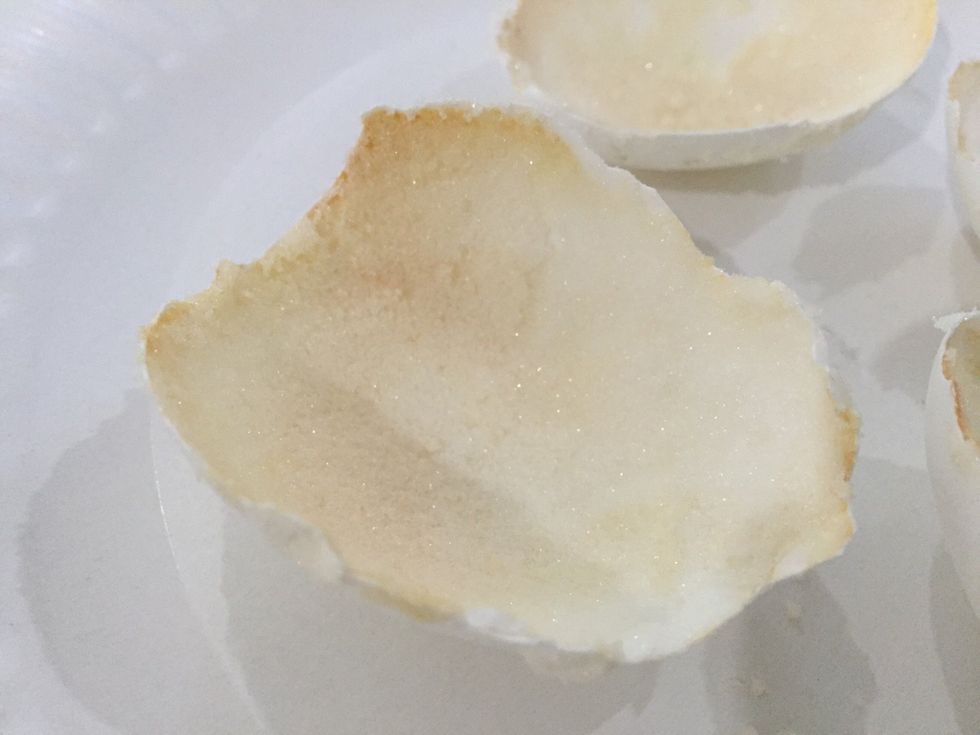 let the glue dry completely. preferably overnight.