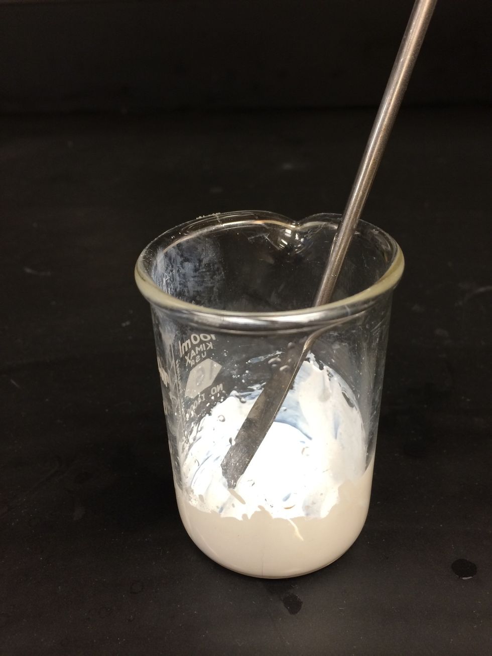 Let the mixture sit for at least fifteen minutes to equilibrate.