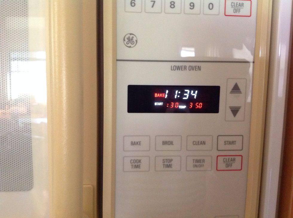 Let the paint dry to touch and then put the mugs in the oven for 30 minutes at 350 degrees. This will set the paint so it becomes permanent.