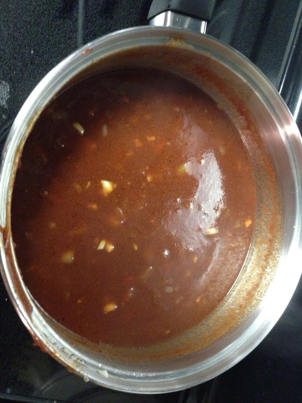 Let the sauce cool for 10 minutes.