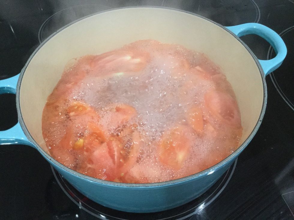 Let the water boil