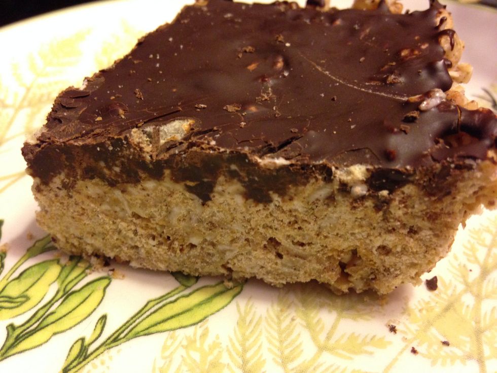 Let them sit out for 10 minutes before slicing into because they might be too hard, but they are worth the wait! YUM.