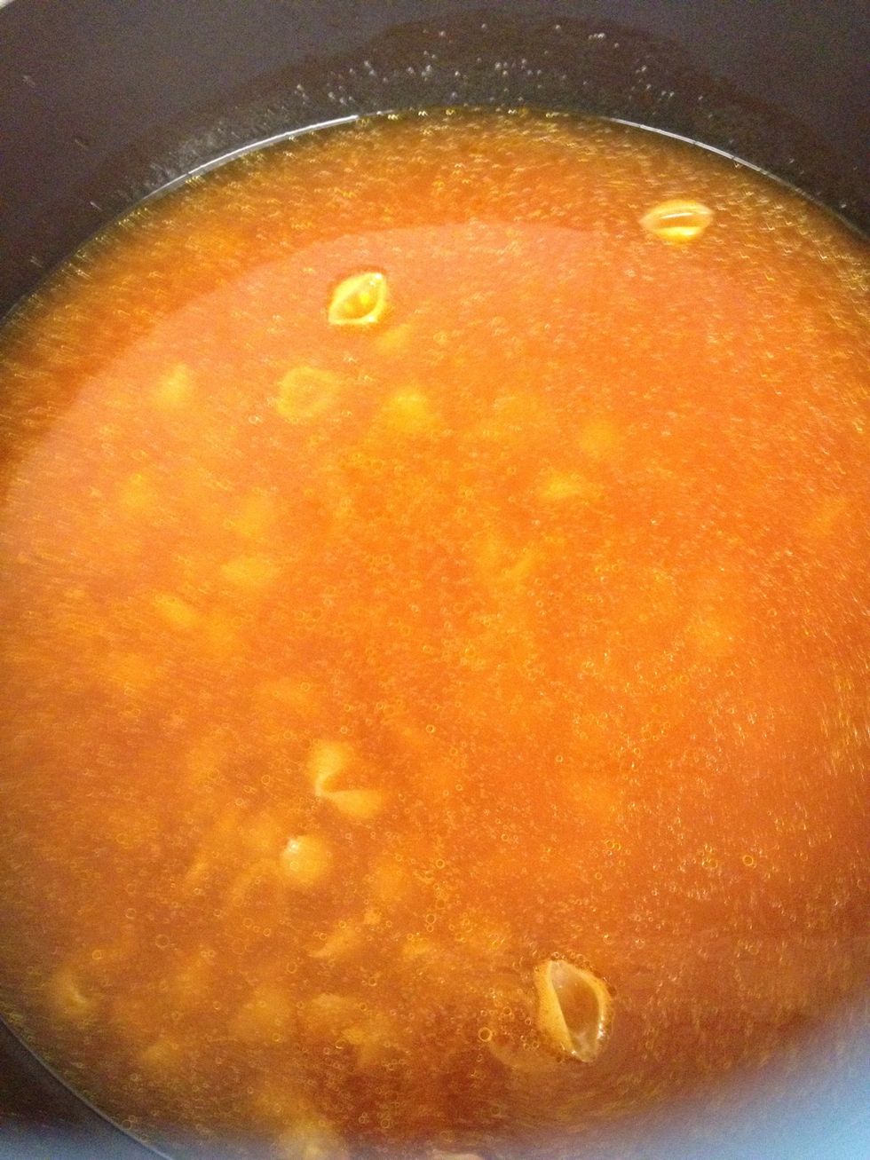 Let this boil uncovered for 10 minutes