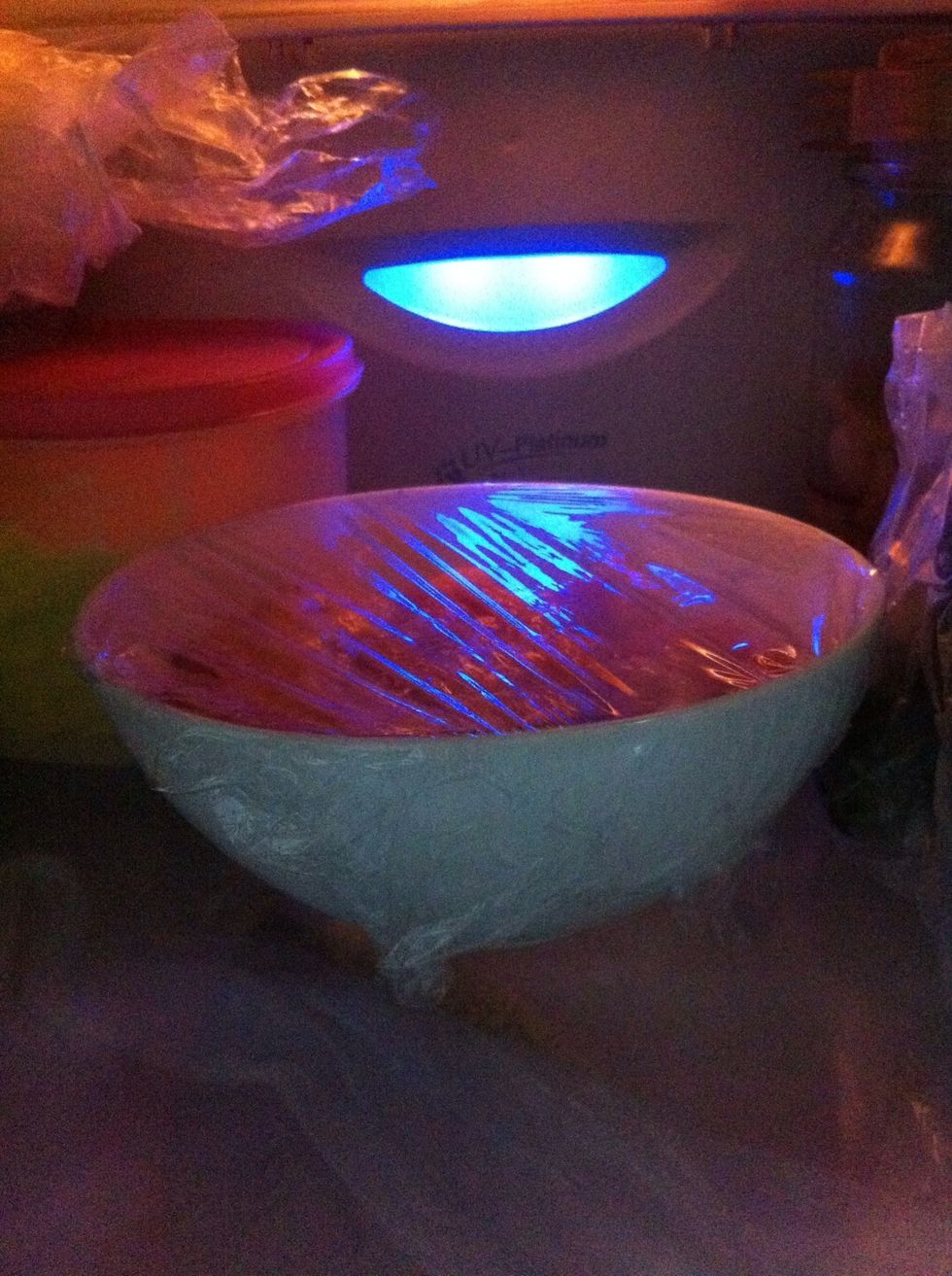 Let this sit in the fridge for at least an hour.\ud83d\udd53\ud83d\udd54\ud83d\udd5e\ud83d\udd55\ud83d\udd5f