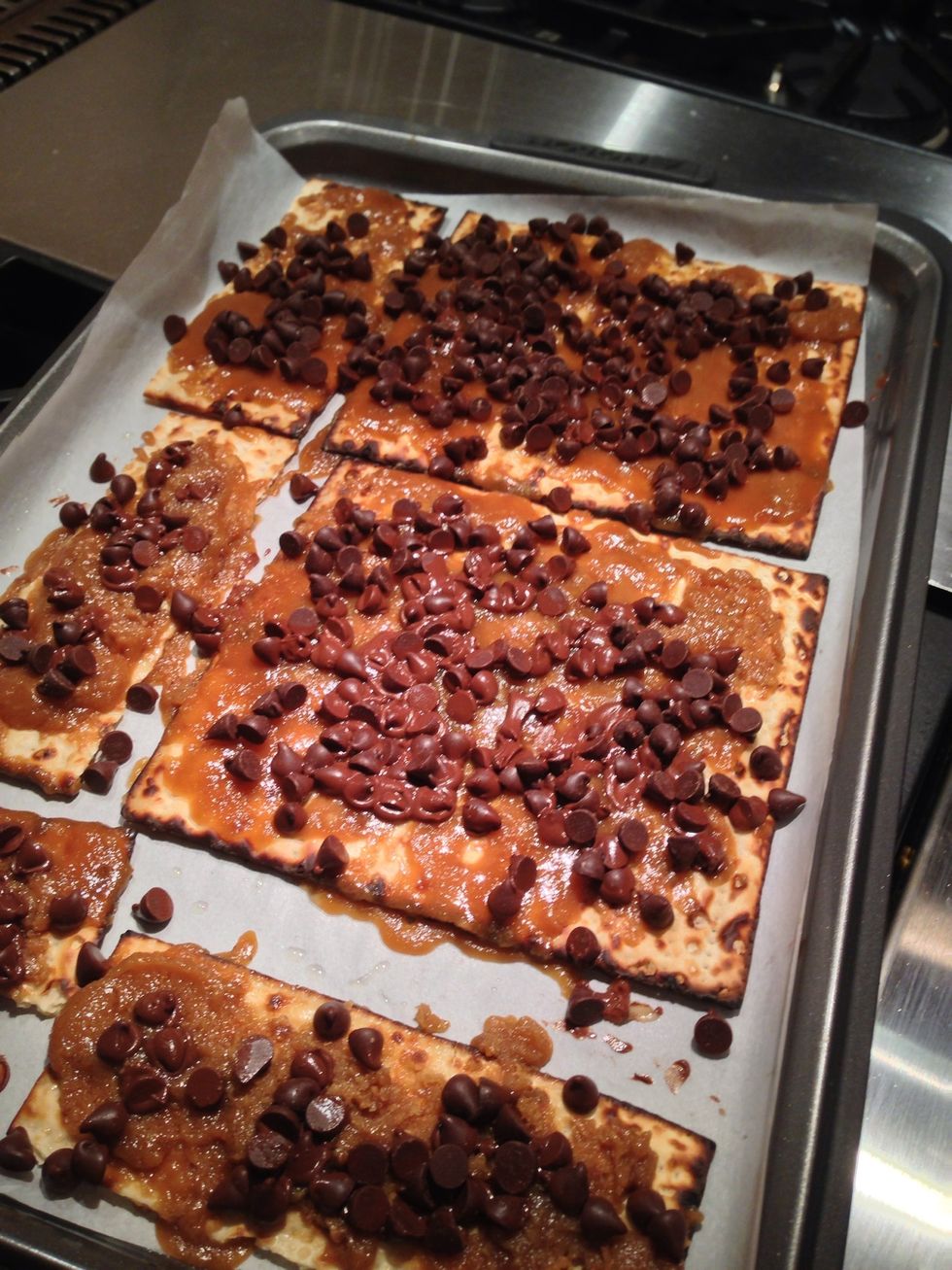 Let those chips wait a minute until they get soft and sticky icky.