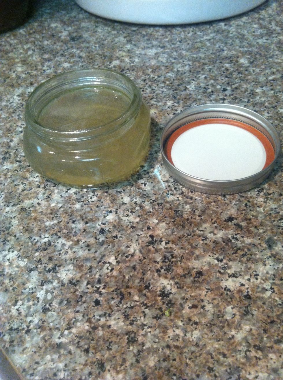 Let your gel stand at room temperature to cool. Once your gel has cooled place it in your fridge. I keep mine for about 2 weeks. It will start to smell FRESH when it's time to dump it.