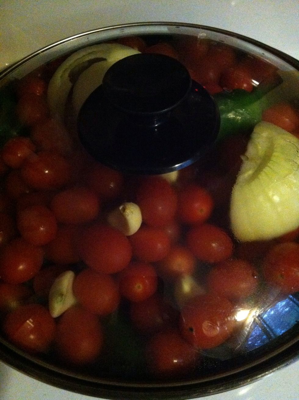 Let your ingredients steam on medium low heat for about 20 minutes.