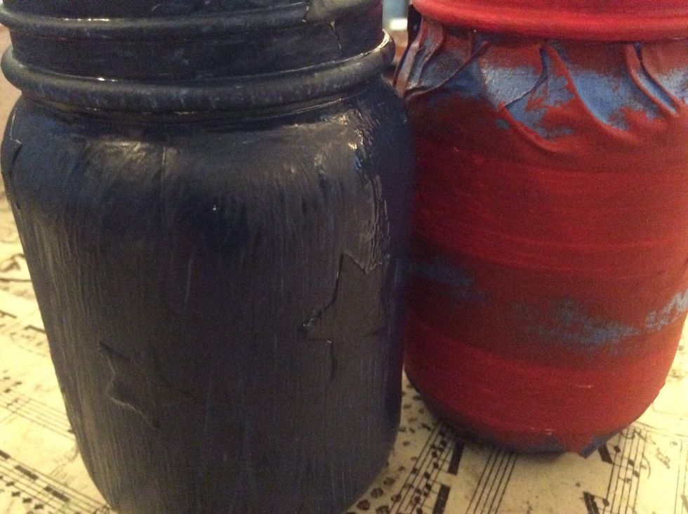 Let your jars dry completely before moving on.