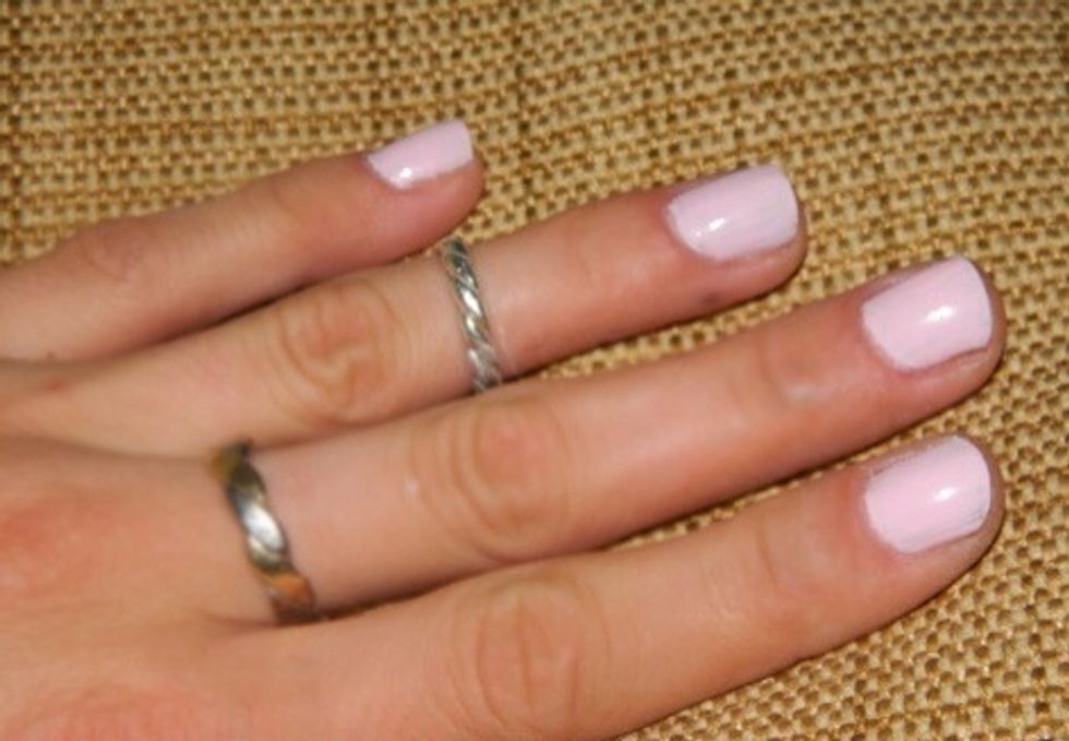 Let your nails fully dry.