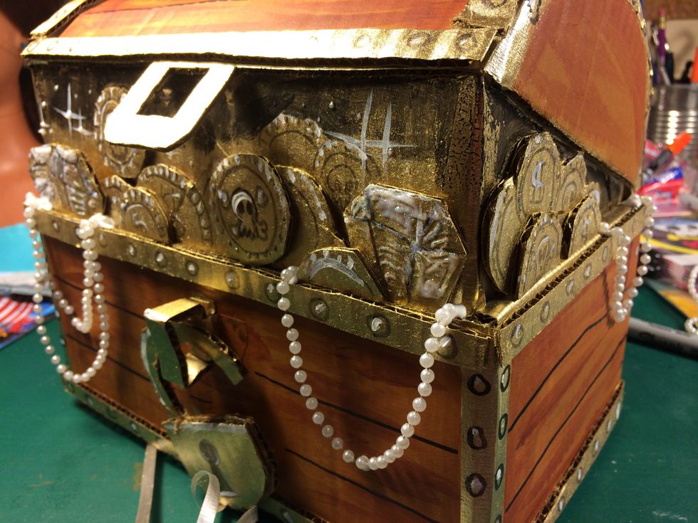 Let your sparkly stuff dry...