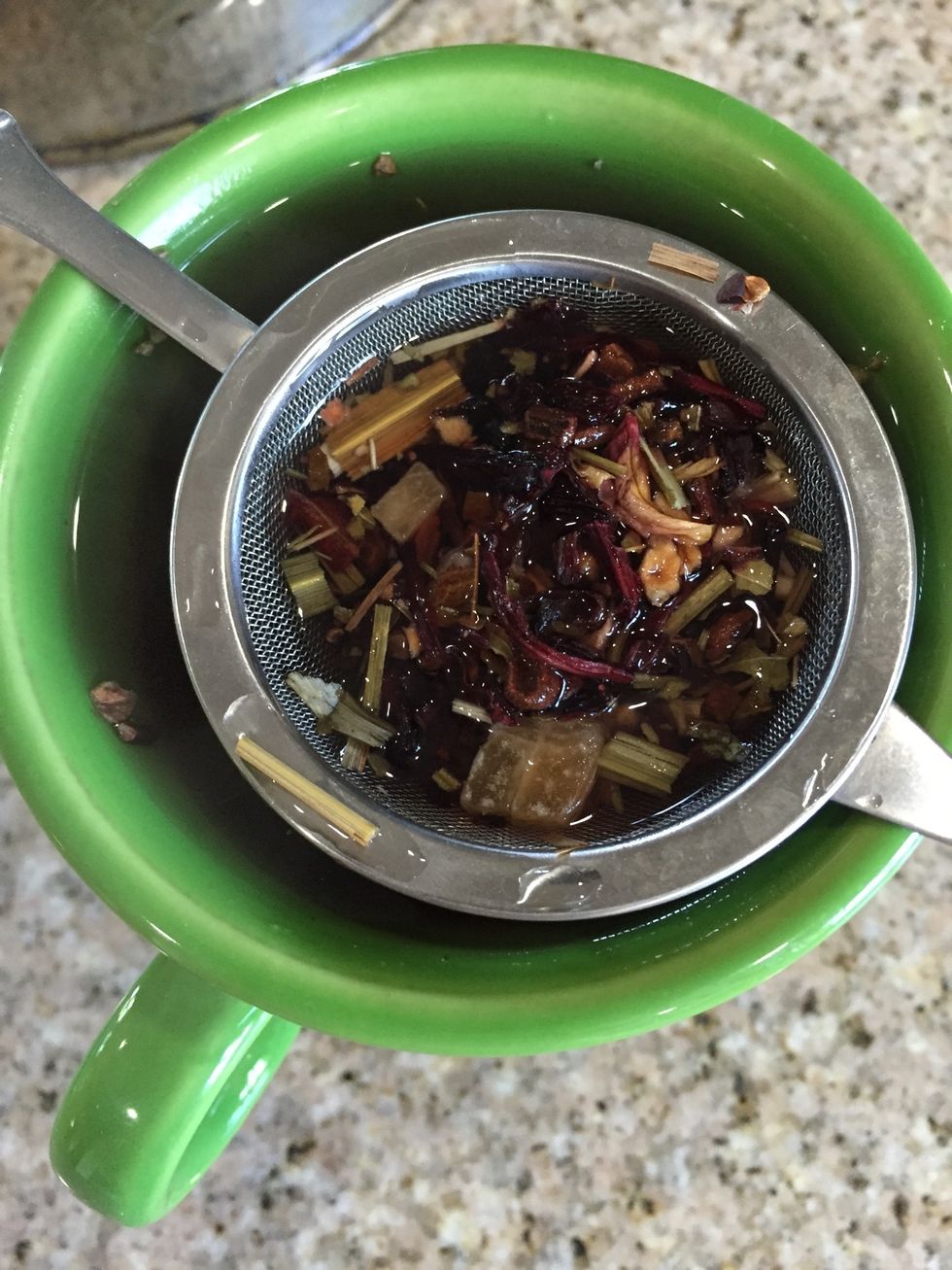 Let your tea steep as per the brewing recommendations for your specific type of tea. For a stronger cup, use more tea vs steeping for longer as this brings out bitterness.