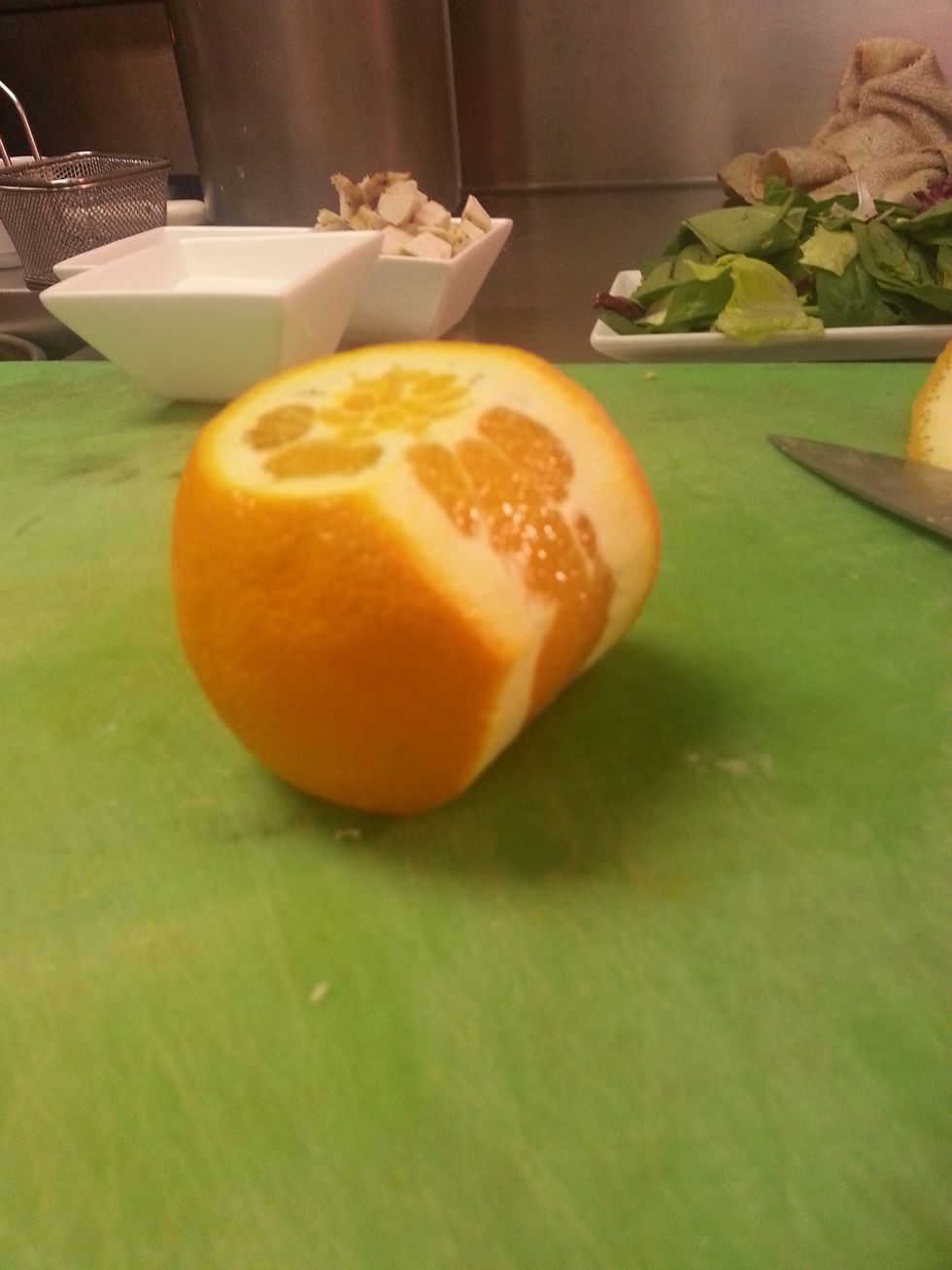 Lets peel the orange
