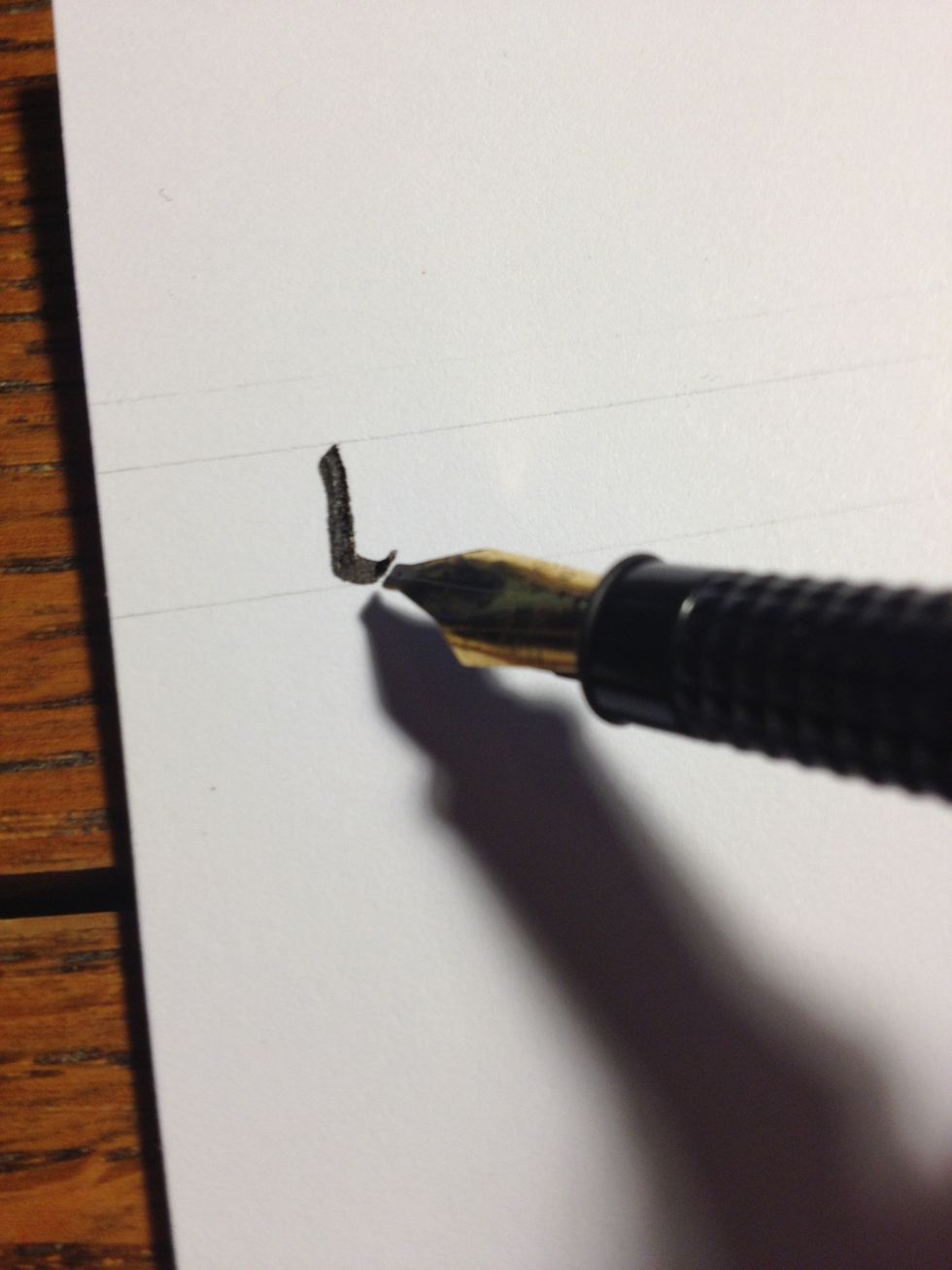 Letter "a" starts life as a basic trunk that curves to the right just before reaching bottom.