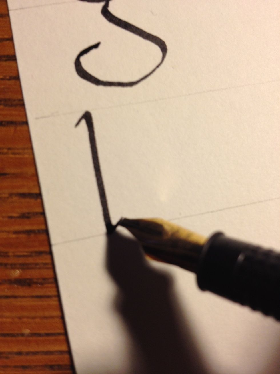 Letter "n" starts the same way as "m"...