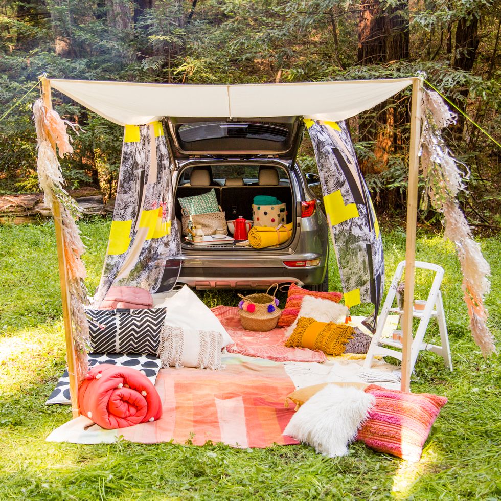 How to make a diy trunk canopy - B+C Guides