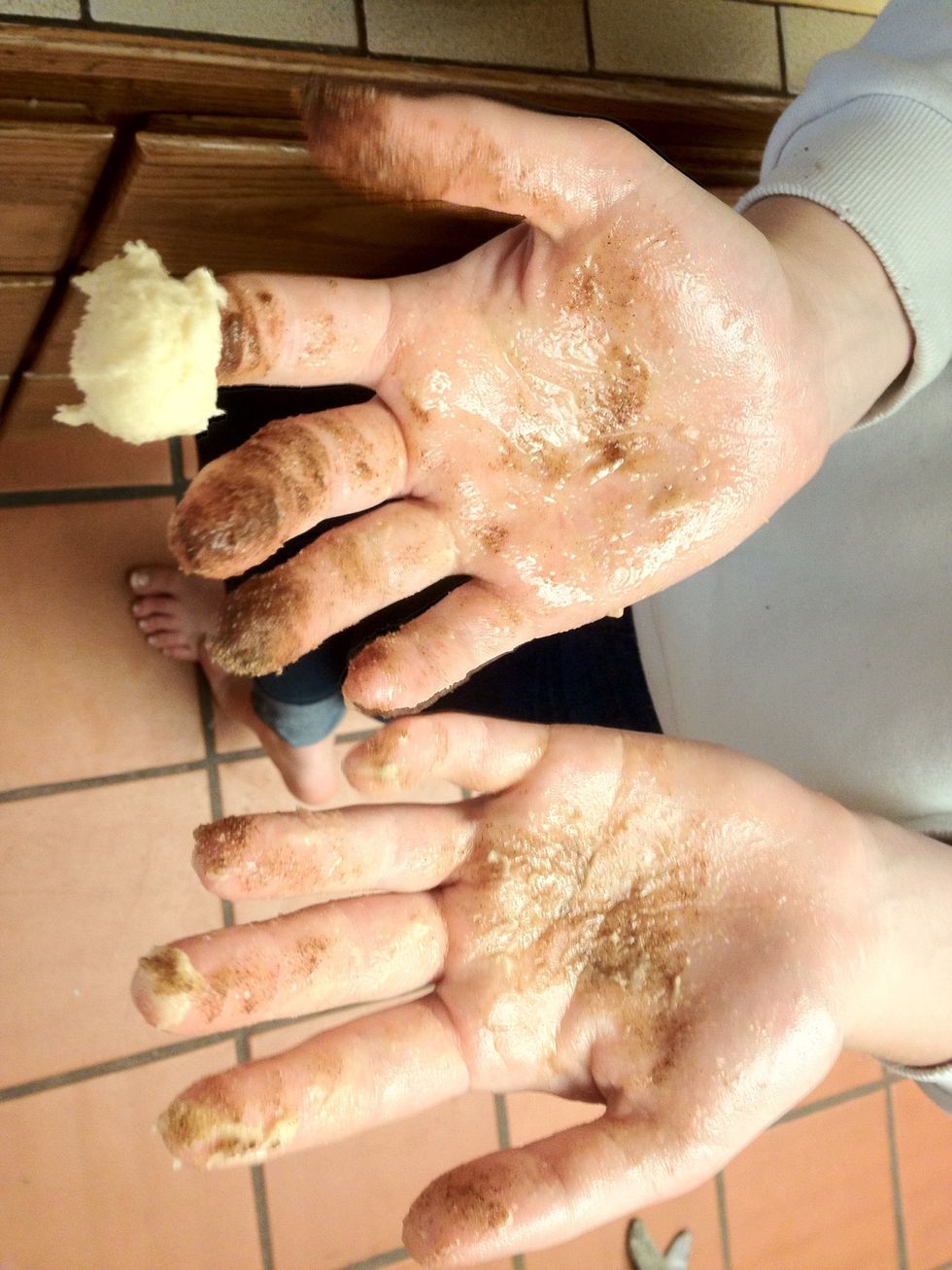 Lick off remaining dough and wait for cookies to bake!