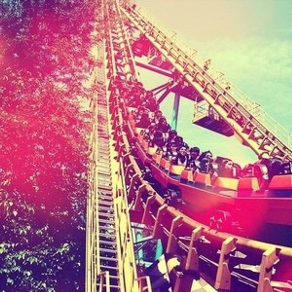 Life is a roller coaster, you don't know where it will take you, there are ups and downs, and there will be times where you regret getting into the car. But the experience is indescribable.