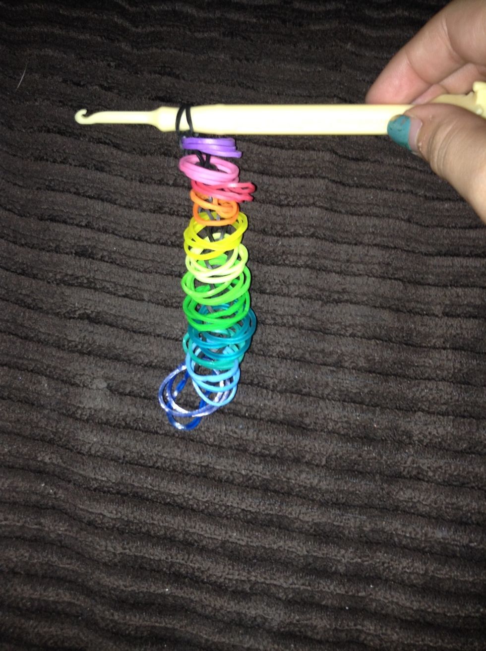 Lift it up of the loom.