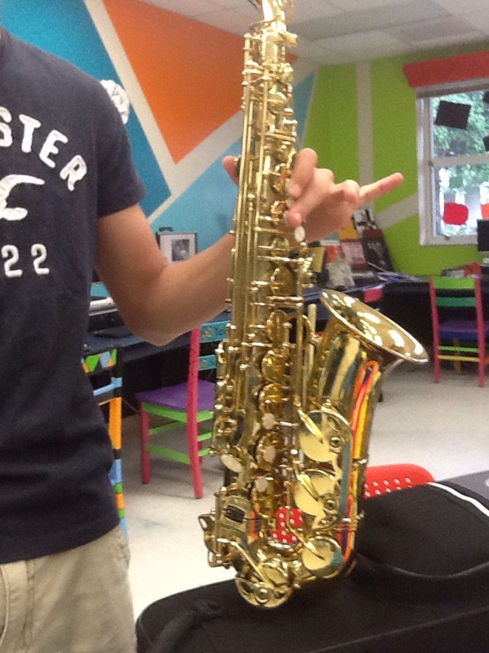 Lift up 3, but leave 1 and 2 down.